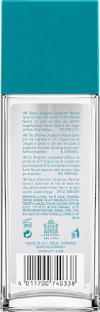 Deo Naturalspray Echt Kölnisch Wasser  4711