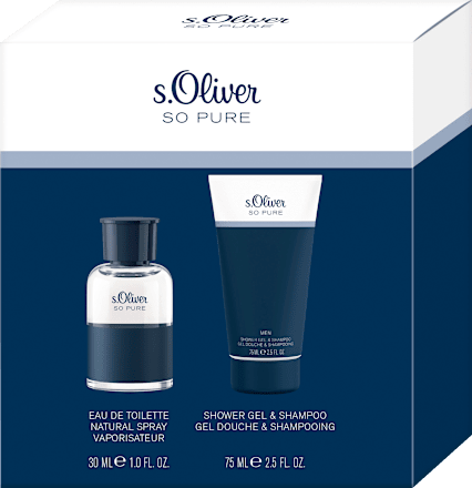 Geschenkset So Pure Men EdT 30ml + Duschgel 75ml s.Oliver