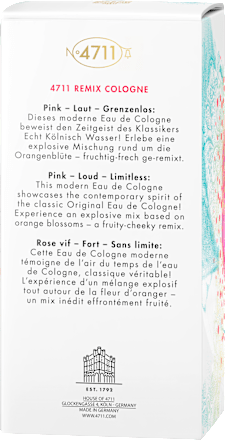 Remix Festival Vibes Eau de Cologne 4711