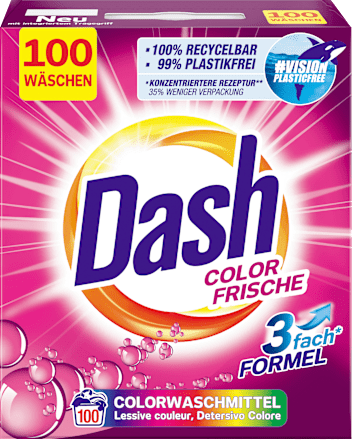 Detergent pudră automat Color Frische 100 spălări Dash