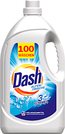 Detergent de rufe Alpen Frische 100 spălări Dash