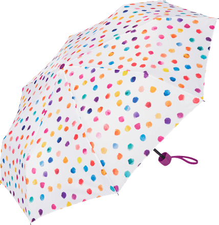 Taschenschirm watercolos dots purple keine Marke
