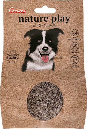 Hundespielzeug Schafswolle Ball Corwex