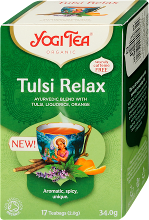 Bio pihentető Tulsi tea, 17 filter YOGI TEA