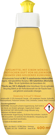 Spülmittel Ingwer & Kurkuma fit