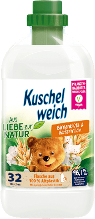 Weichspüler Aus Liebe zur Natur Birnenblüte & Hafermilch, 32WL Kuschelweich