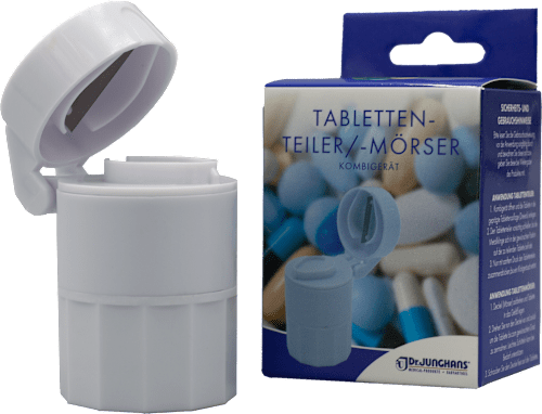 Tablettenteiler / Mörser - Kombigerät Dr. JUNGHANS