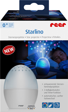 Nachtlicht "Starlino" Sternenprojektor Reer
