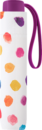 Taschenschirm watercolos dots purple keine Marke