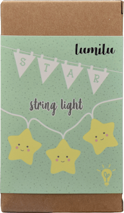 Lichterkette String Light Star lumilu