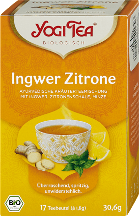 Kräutertee Bio Ingwer Zitrone YOGI TEA
