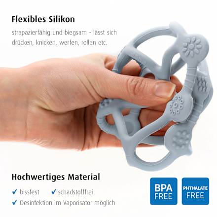 Beiß- und Greifball blau Reer