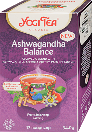 Bio tea, Ashwagandha Balance, 17 filter YOGI TEA