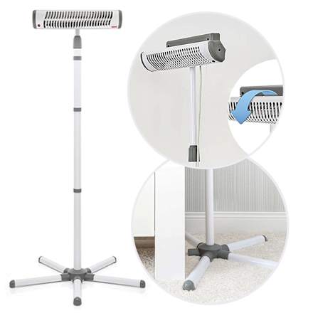 Wickeltisch-Heizstrahler EasyHeat Flex 500 Watt Reer