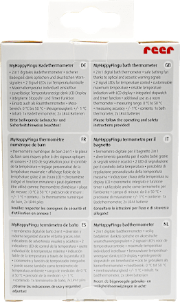 Badethermometer digital 2in1  MyHappyPingu Reer