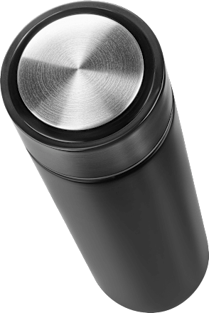 Isolierflasche Edelstahl Colour Design, 500 ml schwarz Reer