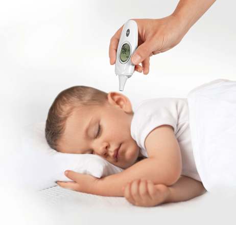 Fieberthermometer Infrarot Skin Temp 3 in 1 für Ohr und Schläfe Reer