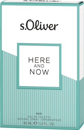 pánská EdT Here and Now s.Oliver