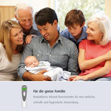 Fieberthermometer 3in1 kontaktloses Infrarot-Thermometer Reer