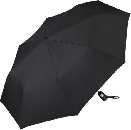 automatický mini deštník, černý happy rain