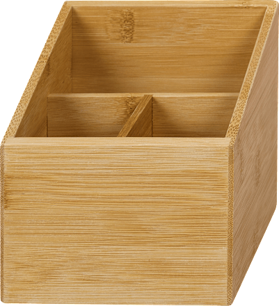 Organizer aus Bambus mit 3 Fächer Soapland