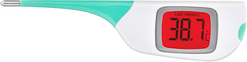 Digitales Fieberthermometer "Colour Temp" mit großem Display Reer