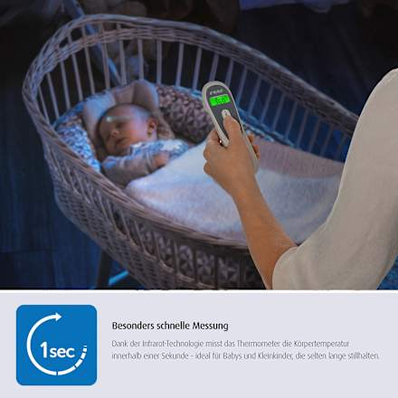 Fieberthermometer 3in1 kontaktloses Infrarot-Thermometer Reer