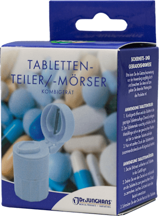 Tablettenteiler / Mörser - Kombigerät Dr. JUNGHANS