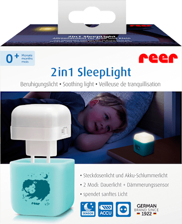 Nachtlicht 2in1 SleepLight himmelblau  Reer