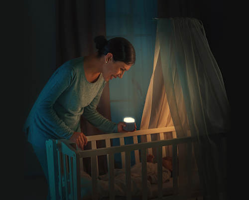 Nachtlicht 2in1 SleepLight himmelblau  Reer