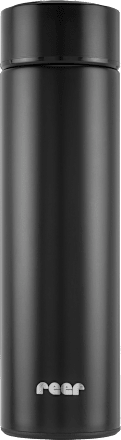 Isolierflasche Edelstahl Colour Design, 500 ml schwarz Reer