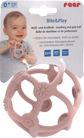 Beiß- und Greifball rosa Reer