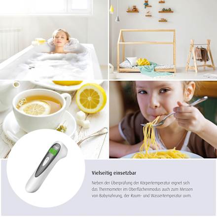 Fieberthermometer 3in1 kontaktloses Infrarot-Thermometer Reer