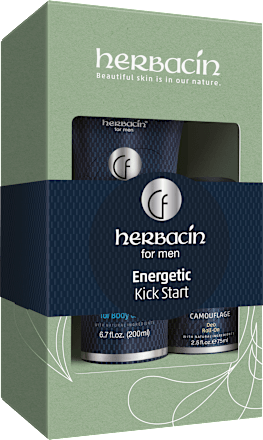 Geschenkset Energetic Kick Start Men 2tlg Herbacin