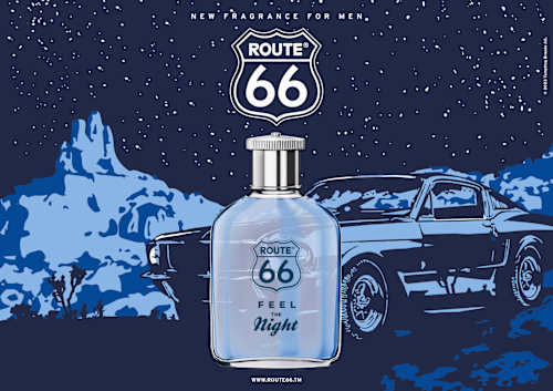 Pánska toaletná voda Feel The Night Route 66