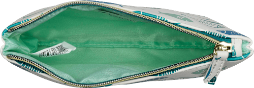 Schminktasche weiß mit Fischen keine Marke