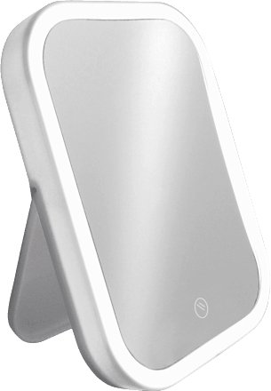 Standspiegel mit LED und weißem Rahmen Soapland