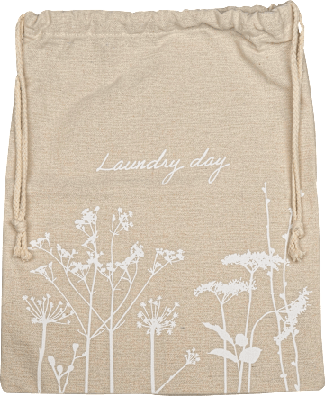 Wäschesack beige Leinen manòu
