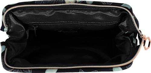 Toiletttasche mit Blattmuster klein manòu