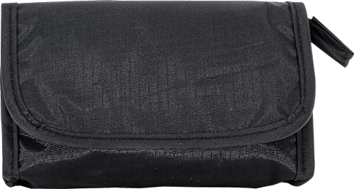Kosmetiktasche schwarz mit Innenspiegel manòu