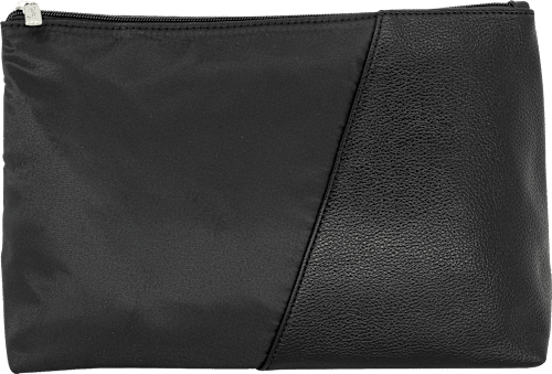 Toiletttasche mit Leder-Optik schwarz keine Marke