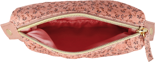 Schminktasche Blümchen altrosa manòu