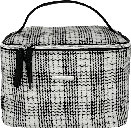 Beauty Case schwarz weiß manòu