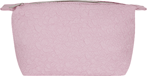 Kosmetiktasche rosa mit gewelltem Muster manòu