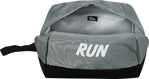 Herrentasche grau-schwarz RUN mit Henkel manòu