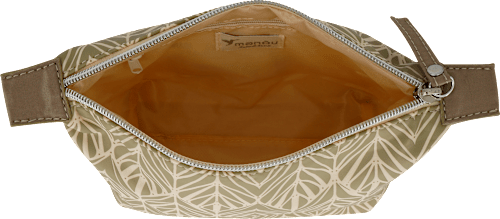 Kosmetiktasche taupe gemustert manòu