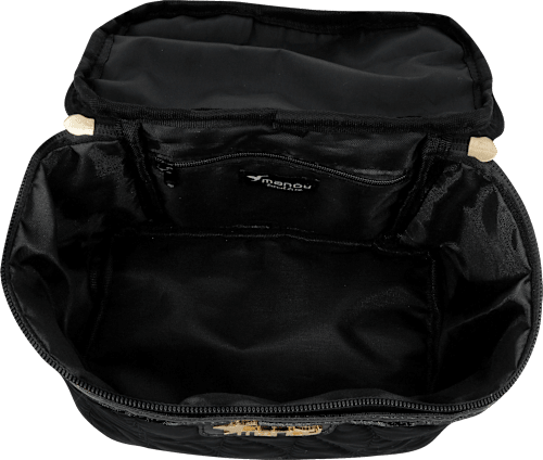 Kosmetikkoffer schwarz gesteppt Soapland