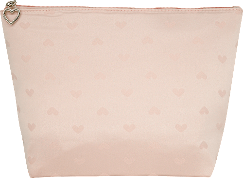 Kosmetiktasche rosa mit Herz manòu