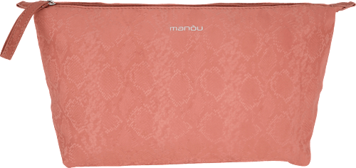 Kulturbeutel altrosa Schlange Soapland