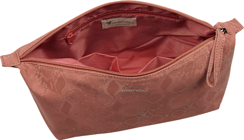 Kulturbeutel altrosa Schlange Soapland